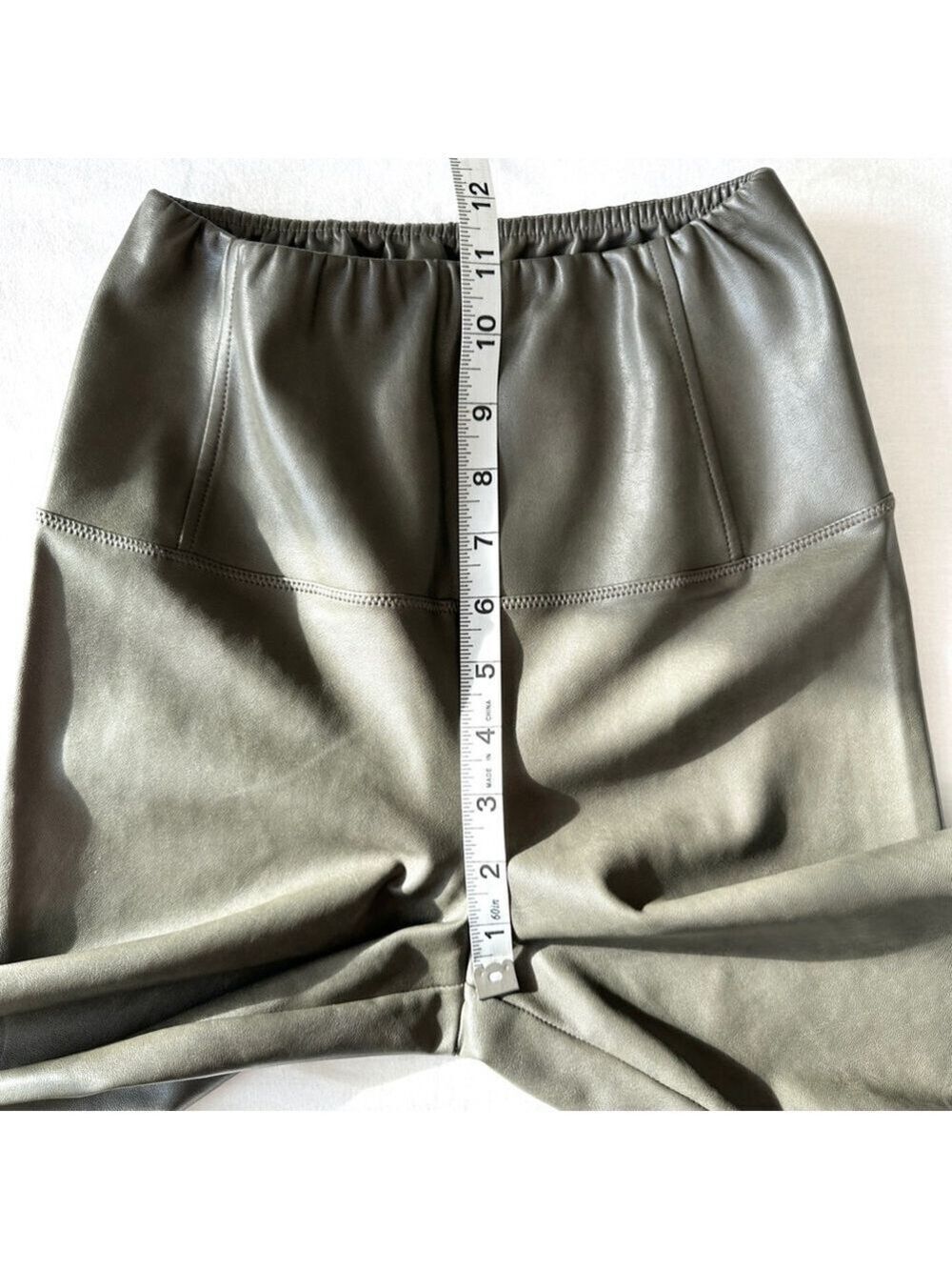 Wilfred Daria Pant Faux Leather Green Gray Womens Size XS - Picture 8 of 9